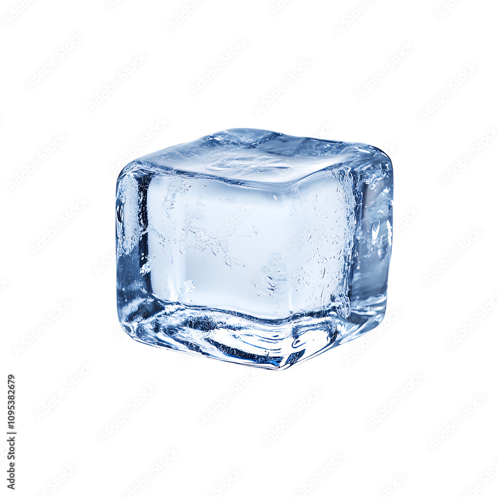 Obraz premium ice cubes isolated on white