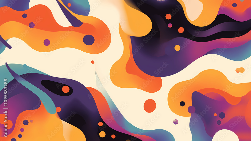 Abstract fluid background pattern in colorful shape design. modern retro design style for poster, flyer, wallpaper and copy space. Abstract Wave Motion. Illustration Abstract fluid background pattern in colorful shape design. modern retro design style for poster, flyer, wallpaper and copy space. Abstract Wave Motion. Illustration