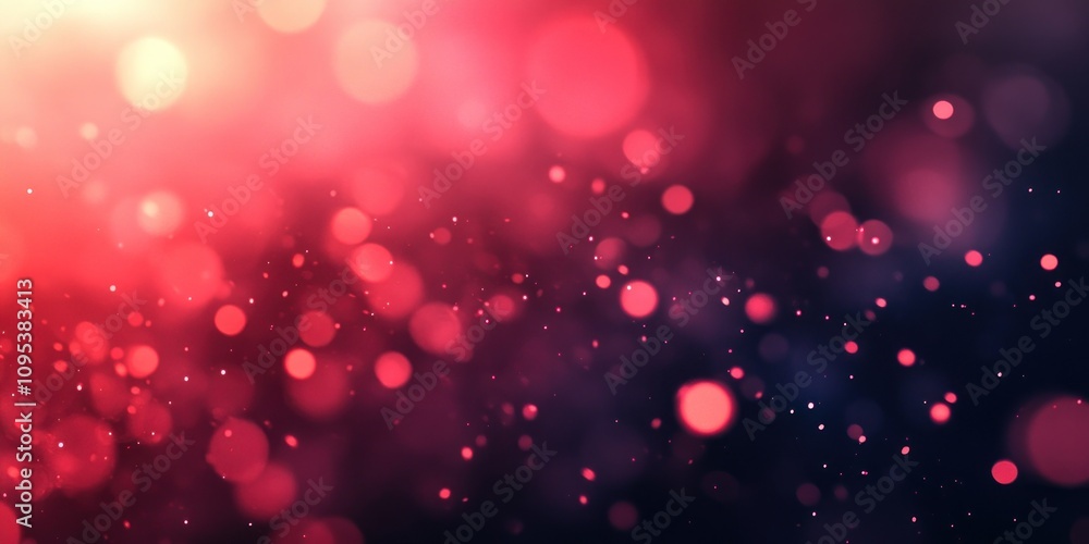 Abstract Red and Pink Bokeh Background with Sparkle Abstract Red and Pink Bokeh Background with Sparkle