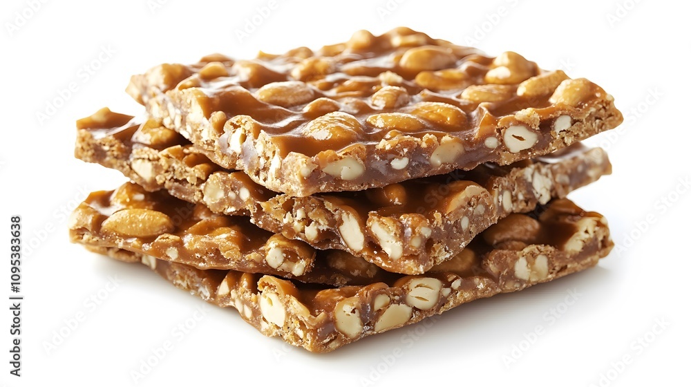 Food, Peanut Brittle, on White Background, Photo Realistic, Wallpaper, Cover and Screen for Smartphone, PC, Laptop, 9:16 and 16:9 Format Food, Peanut Brittle, on White Background, Photo Realistic, Wallpaper, Cover and Screen for Smartphone, PC, Laptop, 9:16 and 16:9 Format