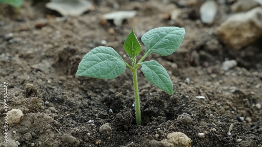 A seedling growing into a strong plant, growth, development, sales growth, progress, potential A seedling growing into a strong plant, growth, development, sales growth, progress, potential