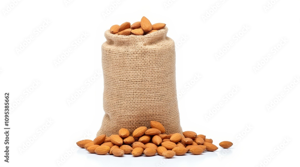 Burlap Sack of Almonds Burlap Sack of Almonds