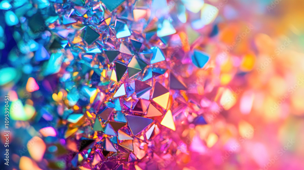 Vivid abstract hologram texture with metallic rainbow foil and soft light refractions Vivid abstract hologram texture with metallic rainbow foil and soft light refractions