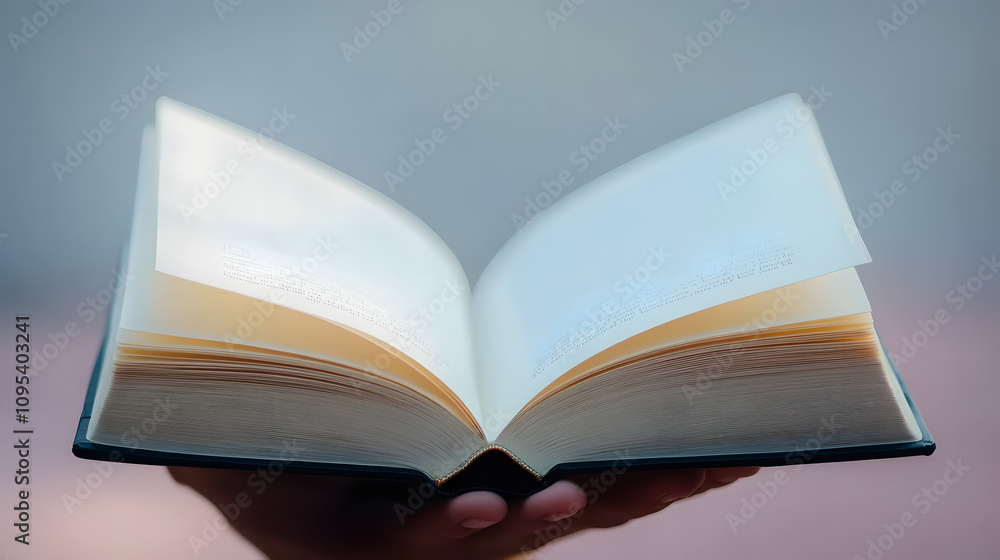 Open Book with Blank Pages Ready for Writing New Beginning New Chapter Ideas Inspirat Open Book with Blank Pages Ready for Writing New Beginning New Chapter Ideas Inspirat