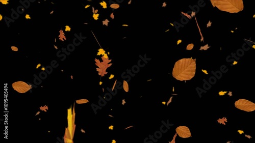 Autumn Leaves Falling Version 1