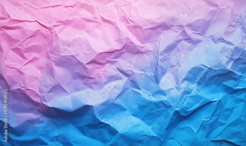 Wallpaper Mural Crumpled Paper Gradient Pink Blue Texture Background Torontodigital.ca