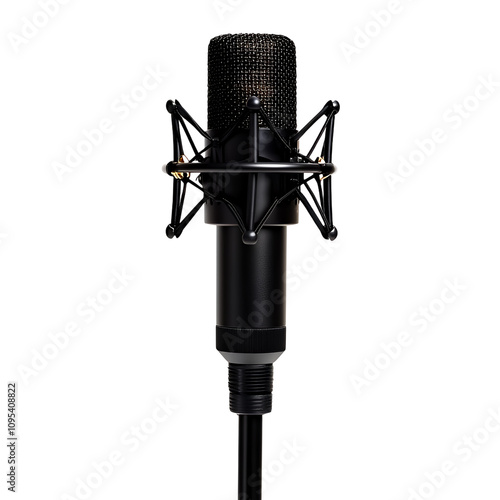 microphone isolated on white