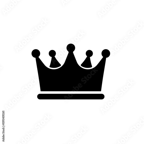 Royal crown - simple vector icon
