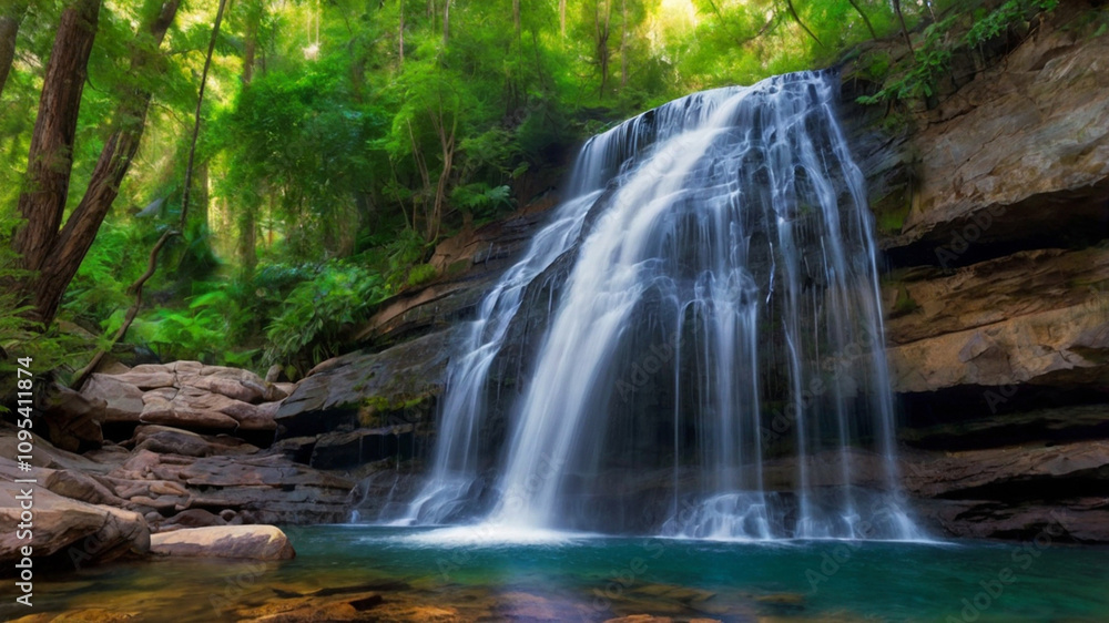 Fototapeta premium natural scenery wallpaper background