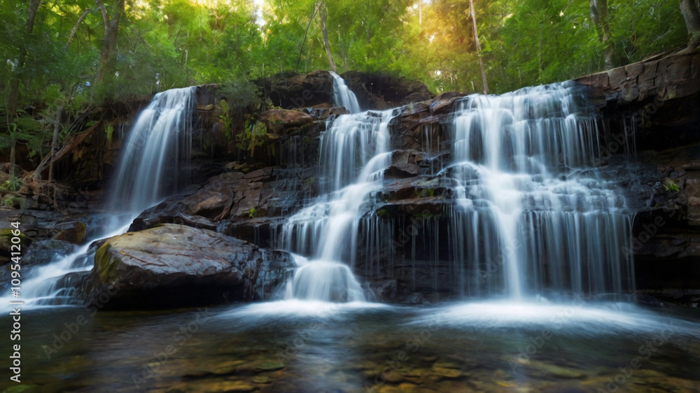 Fototapeta premium natural scenery wallpaper background