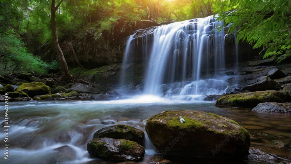 Fototapeta premium natural scenery wallpaper background