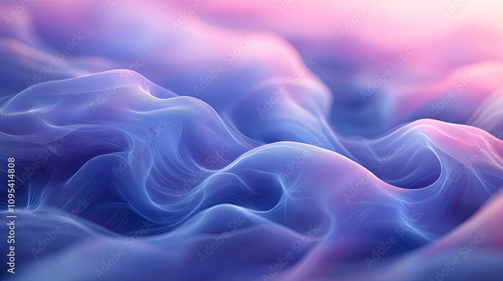 Obraz premium Abstract Purple and Blue Smoke Texture