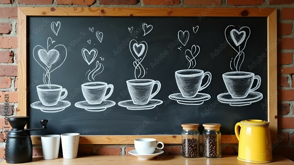 Obraz premium coffee cup on a table