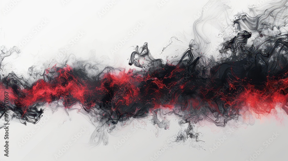 Abstract Gradient of Colorful Smoke on White Background Abstract Gradient of Colorful Smoke on White Background