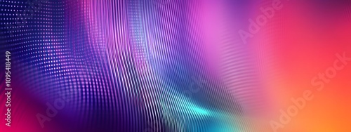 Wallpaper Mural Glowing white lines, triangles, and circles connected by glowing edges, forming an abstract background Torontodigital.ca