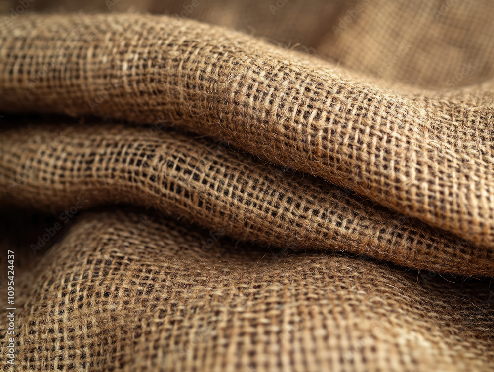 Burlap Texture, Close-Up of Natural Fiber Fabric Burlap Texture, Close-Up of Natural Fiber Fabric