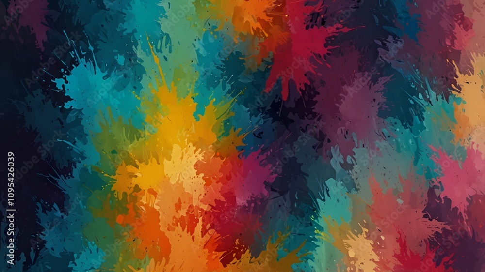 abstract colorful background with splashes abstract colorful background with splashes