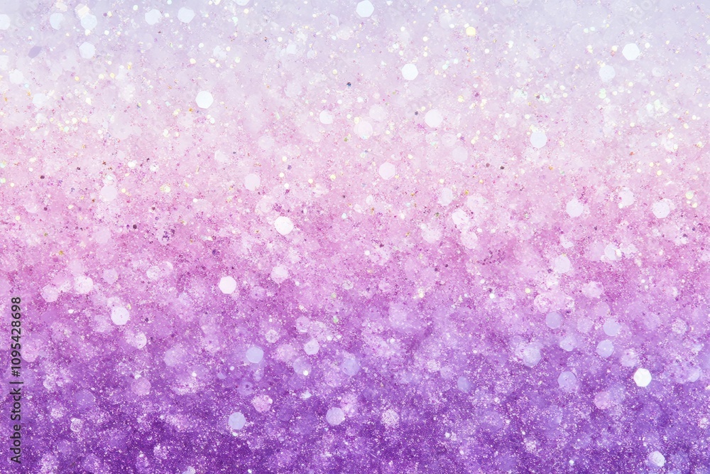 Purple Glitter Gradient Background with Soft Sparkling Glow
