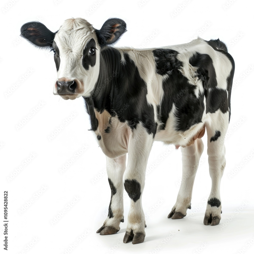 Standing cow isolated on a white background. cow Standing cow isolated on a white background. cow