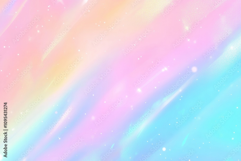 Obraz premium Radiant Pastel Gradient Background with Subtle Glitter Sparkles