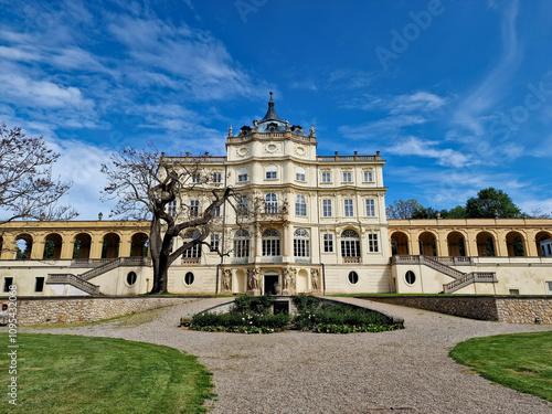 State castle Ploskovice in the Czech Republic, Europe. photo