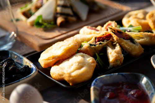 breakfast pastry on the table