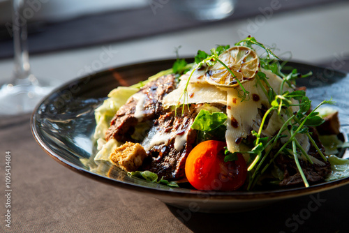 meat with vegetables