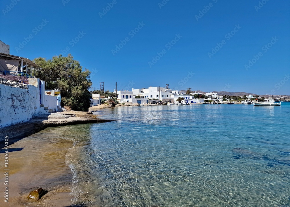 Fototapeta premium Pollonia beach on the Greek island of Milos. Europe.