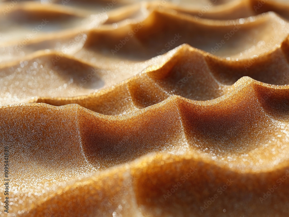 Abstract Texture of Wavy Layers in Brown and Beige Tones Abstract Texture of Wavy Layers in Brown and Beige Tones