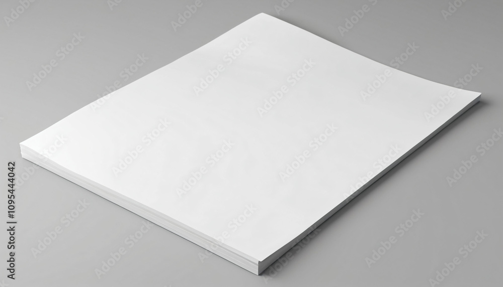 Blank book Mock up for design Generative AI Blank book Mock up for design Generative AI
