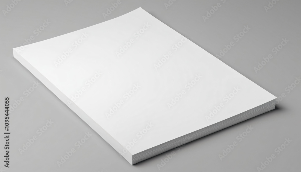 Blank book Mock up for design Generative AI Blank book Mock up for design Generative AI