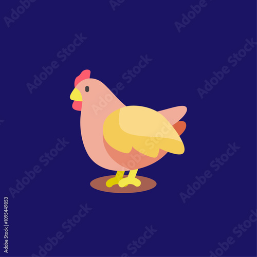 Chicken vector design element icon