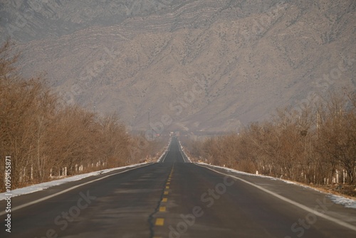 Endless Road to Helan Mountain photo