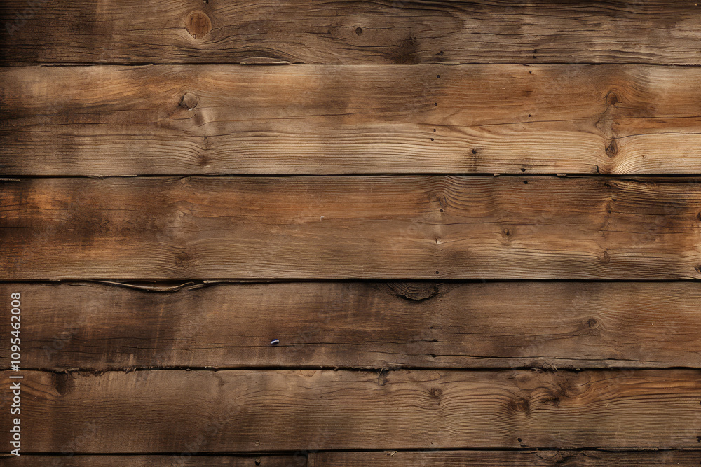 Fototapeta premium Processed collage of old retro wooden wall surface texture. Background for banner, backdrop