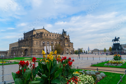 Opera house of Dresden, Germany photo