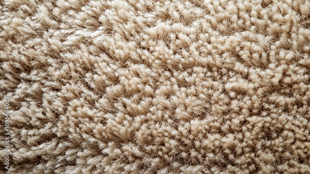 A plush beige carpet featuring thick, inviting fibers. This image captures the tactile quality perfect for luxurious home design concepts or textile advertisements. A plush beige carpet featuring thick, inviting fibers. This image captures the tactile quality perfect for luxurious home design concepts or textile advertisements.