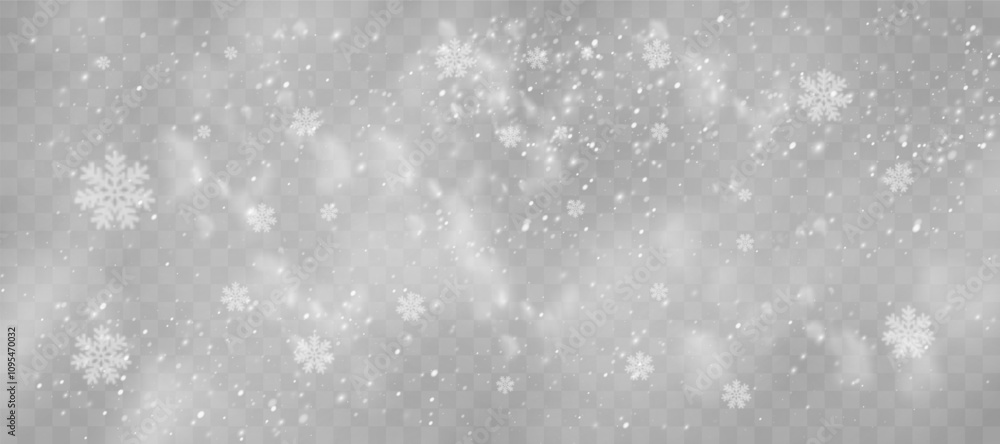Magical Winter Snowflakes: Transparent Backgrounds and Snowstorm Scenery for January and February Themes Magical Winter Snowflakes: Transparent Backgrounds and Snowstorm Scenery for January and February Themes