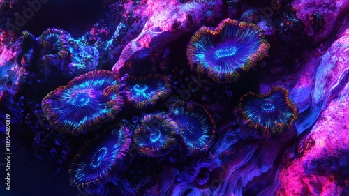 Close-up of vibrant coral p...
