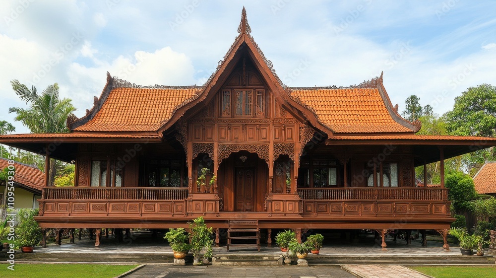 Traditional architecture with unique design Traditional architecture with unique design