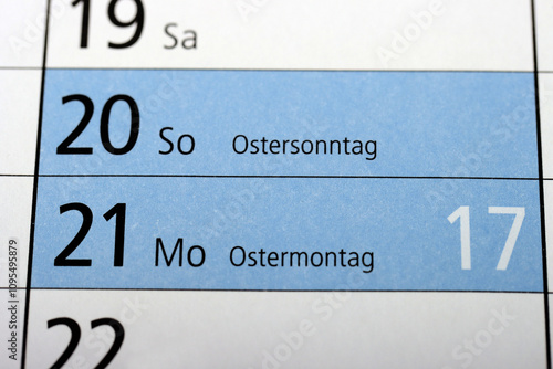 Ostersonntag und Ostermontag photo