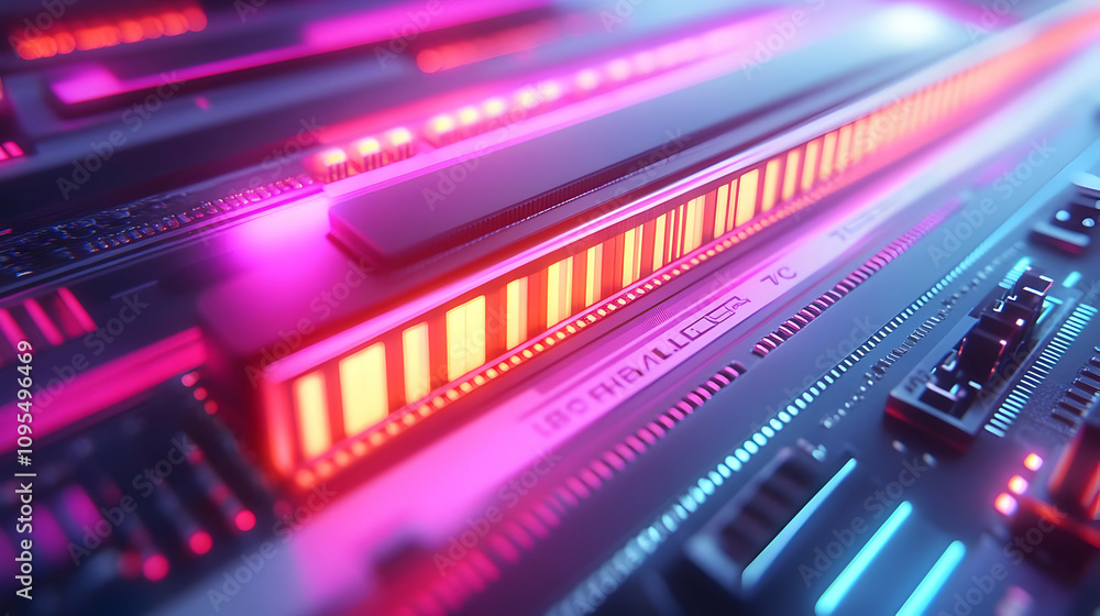 Abstract 3D Background Neon Lights Abstract 3D Background Neon Lights