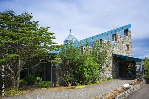 Mariukirkjan - the only Catholic church on the Faroe Islands, Torshavn photo