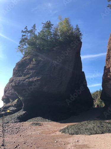 rock in the sea