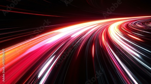 Speed of light, abstract background 