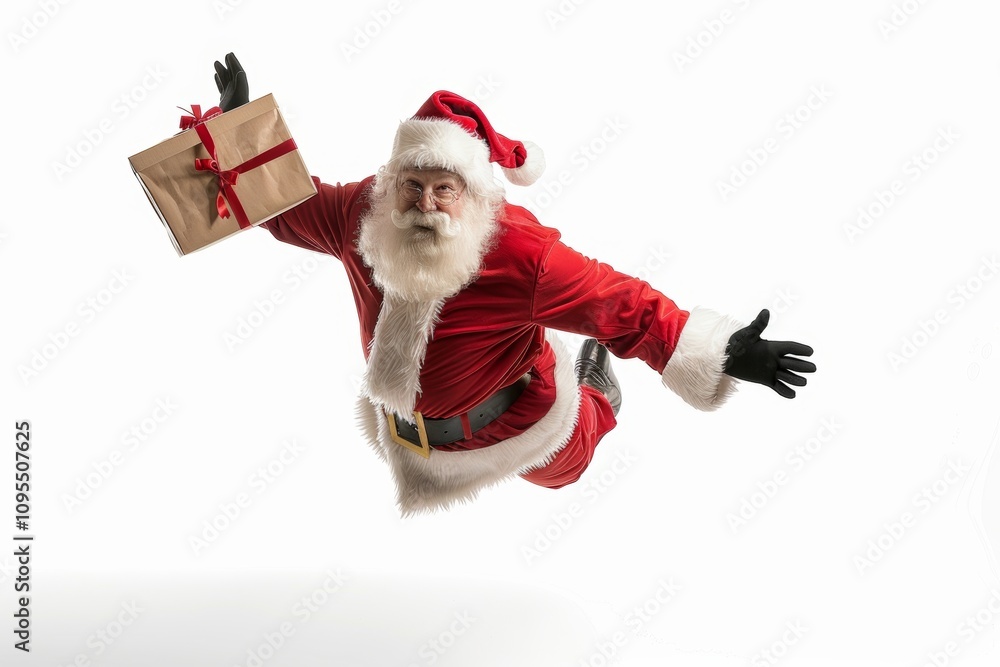 Enjoy a Dynamic Santa Claus joyfully Flying with a Wonderful Christmas Gift Surprise for everyone this season Enjoy a Dynamic Santa Claus joyfully Flying with a Wonderful Christmas Gift Surprise for everyone this season