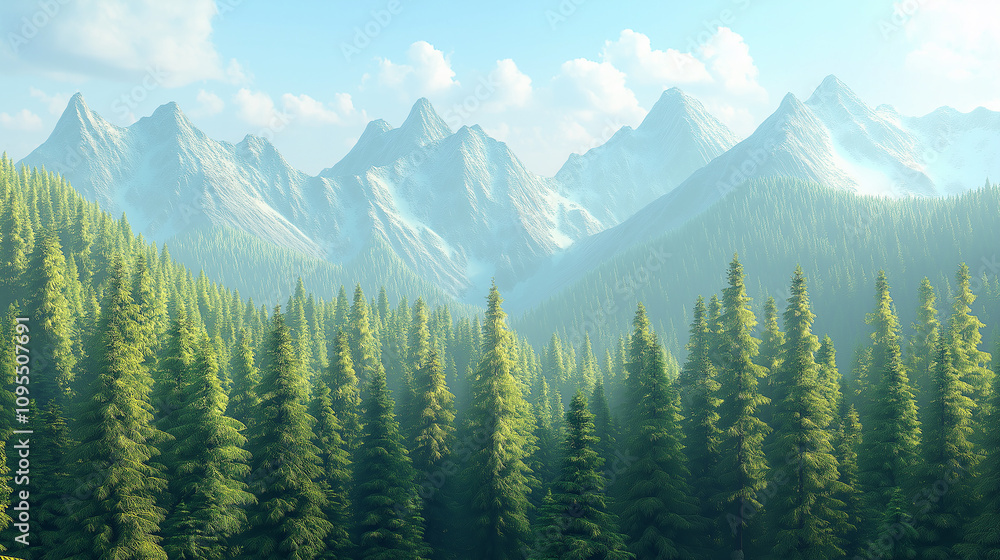 mountains in the morning mountains in the morning