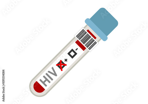 Prueba de detección de vih o sida positiva 