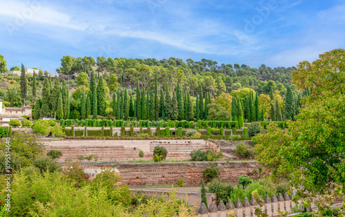 The Gardens of the Alhambra and Generalife, Granada, Spain