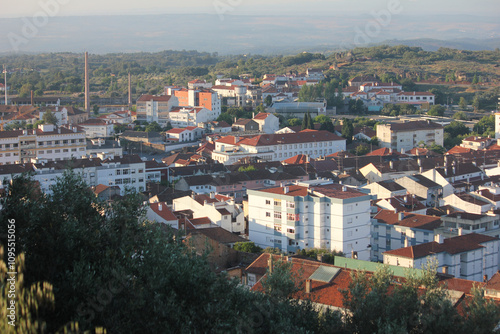 Views from the city Castelo Branco in Portugal, on May 11, 2024