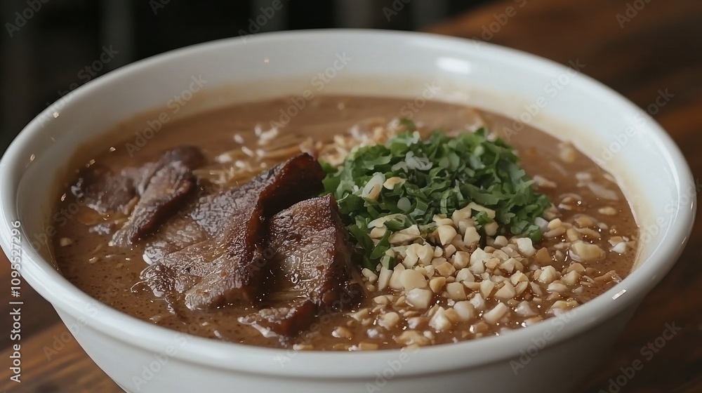 Delicious beef noodle soup recipe home kitchen food photography cozy atmosphere close-up shot culinary delight Delicious beef noodle soup recipe home kitchen food photography cozy atmosphere close-up shot culinary delight